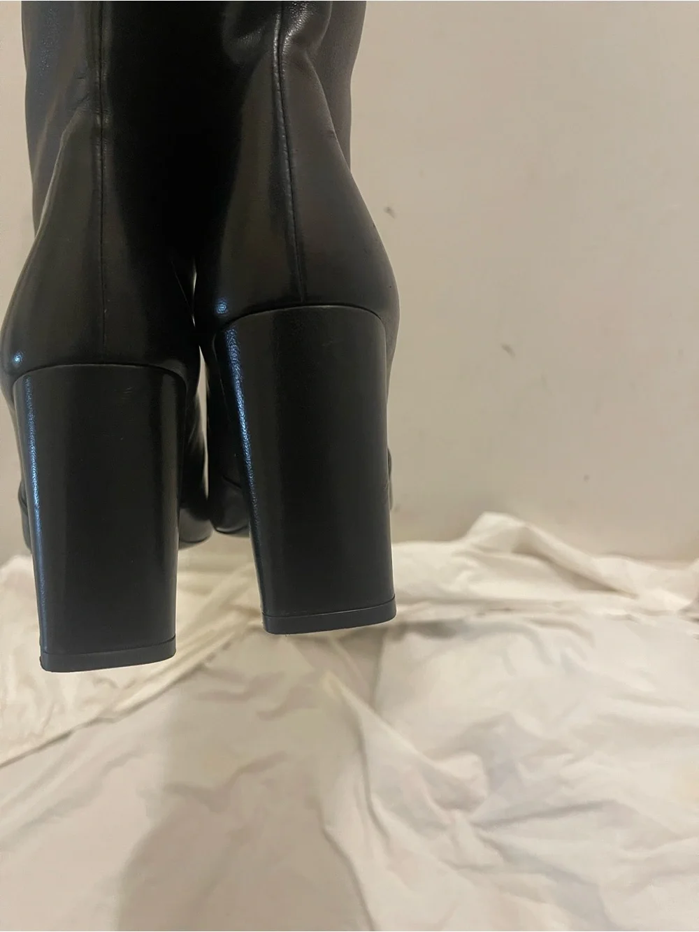 Stuart Weitzman OTK Leather Boots NWOB